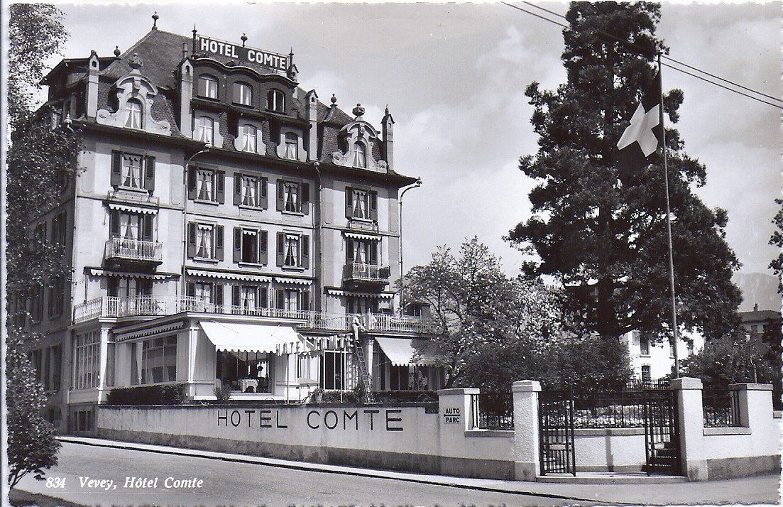 Cartes postales: VEVEY, hôtel Comte – Neuf (Voir description) à Les Verrières par Scampi0