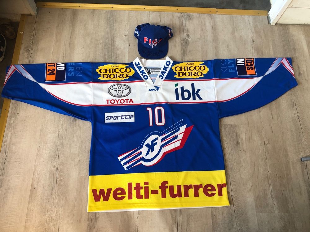 Trikot EHC Kloten Flyers Nike #20 PAVONI M (Gebraucht) in Genève für