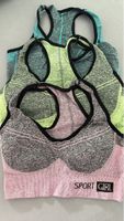 3 Sport BH mit gekreuzten Trägern, Grösse M,  NEU