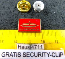 OLDSMOBILE AUTO LOGO ENAMEL PIN MIT SECURITY-CLIP VINTAGE