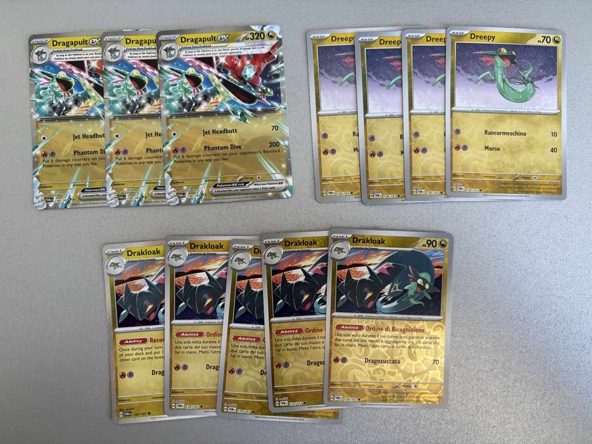 Pokémon Carte collezionabili: Dragapult Ex – Usato da Bern venduto da orange4704