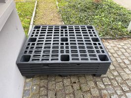 Leichtpaletten mit Sicherungsrand, 120/100/15; 6 Stück