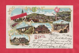 Gruss aus Uzwil (SG)  bis 1964 Henau "Nidiruzzewilare"