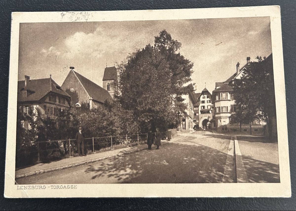 Cartoline postali: AK Lenzburg Torgasse  – Usato da Horw venduto da Tellbub