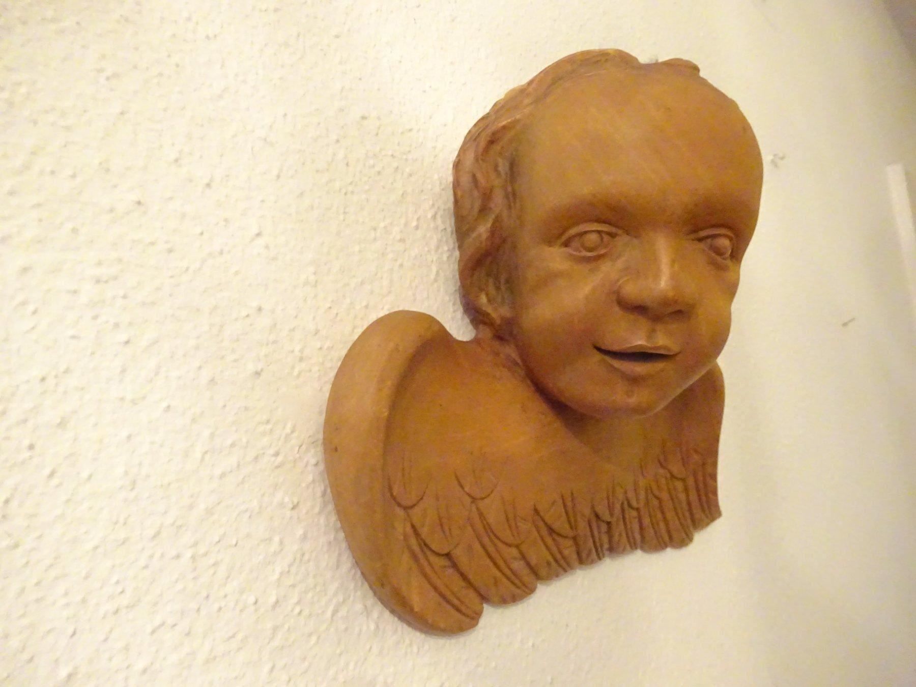 Sculture & Statue: Grosser Engel Putto Cherub – Usato da Esslingen venduto da eintagammeer 3