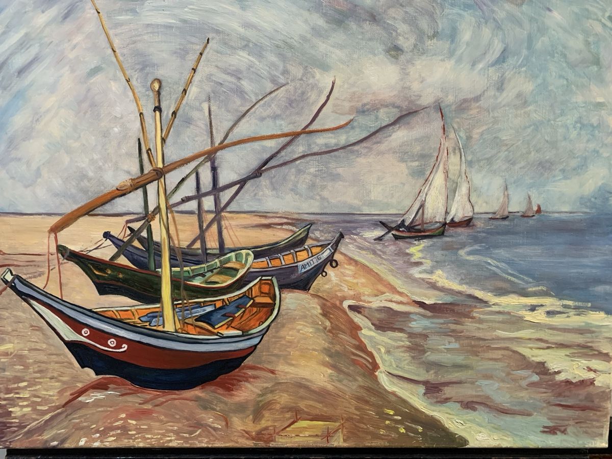 Dipinti: Monogrammiert nach van Gogh  – Usato da Wolfhalden venduto da SecondAntique 1