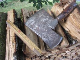 Antikes Metzger - Fleischerbeil - Axt  - Gemarkt