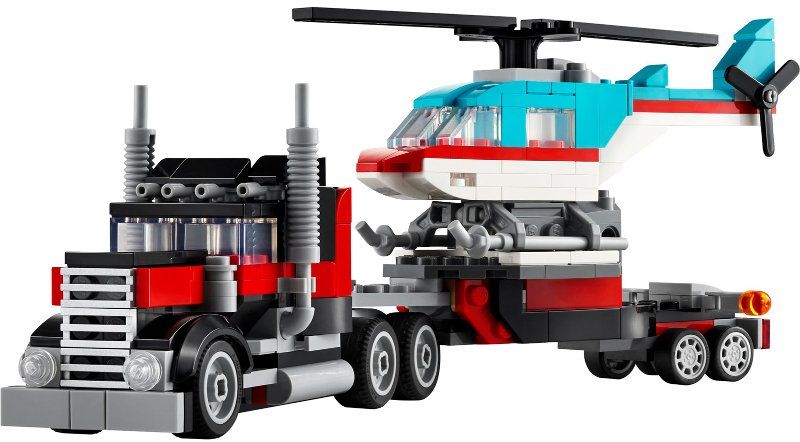 Lego Baukästen: LEGO Creator 31146 Flatbed Truck with Helicopter – Neu und originalverpackt aus Basadingen von NekoBricks 1
