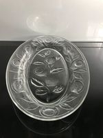 OVALER SERVIERTELLER / TELLER / PLATTE AUS GLAS / KRISTALL.