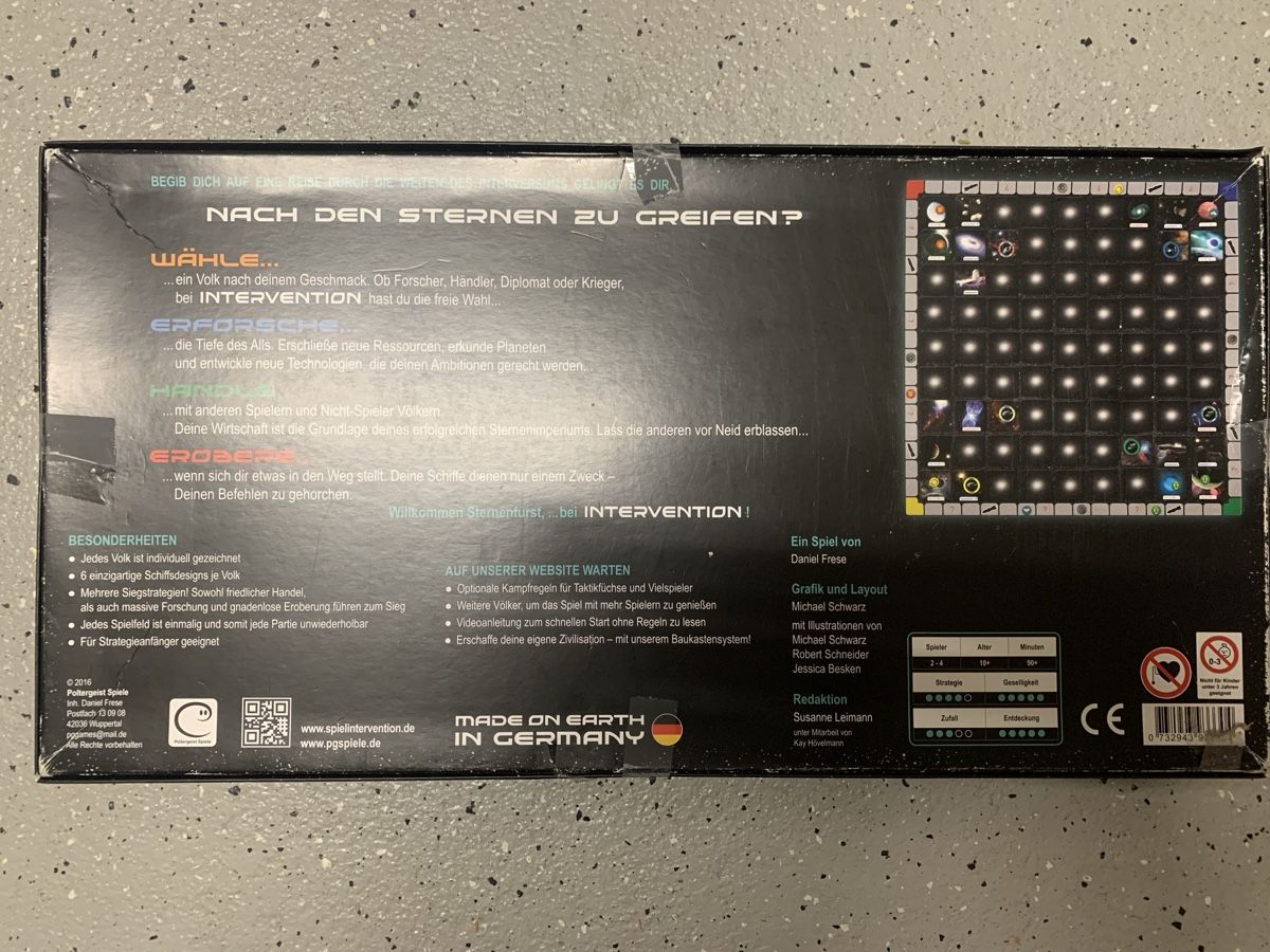 Giochi: Intervention - Griff nach den Sternen, Weltraumsimulation – Usato da Zug venduto da Starkeente 1