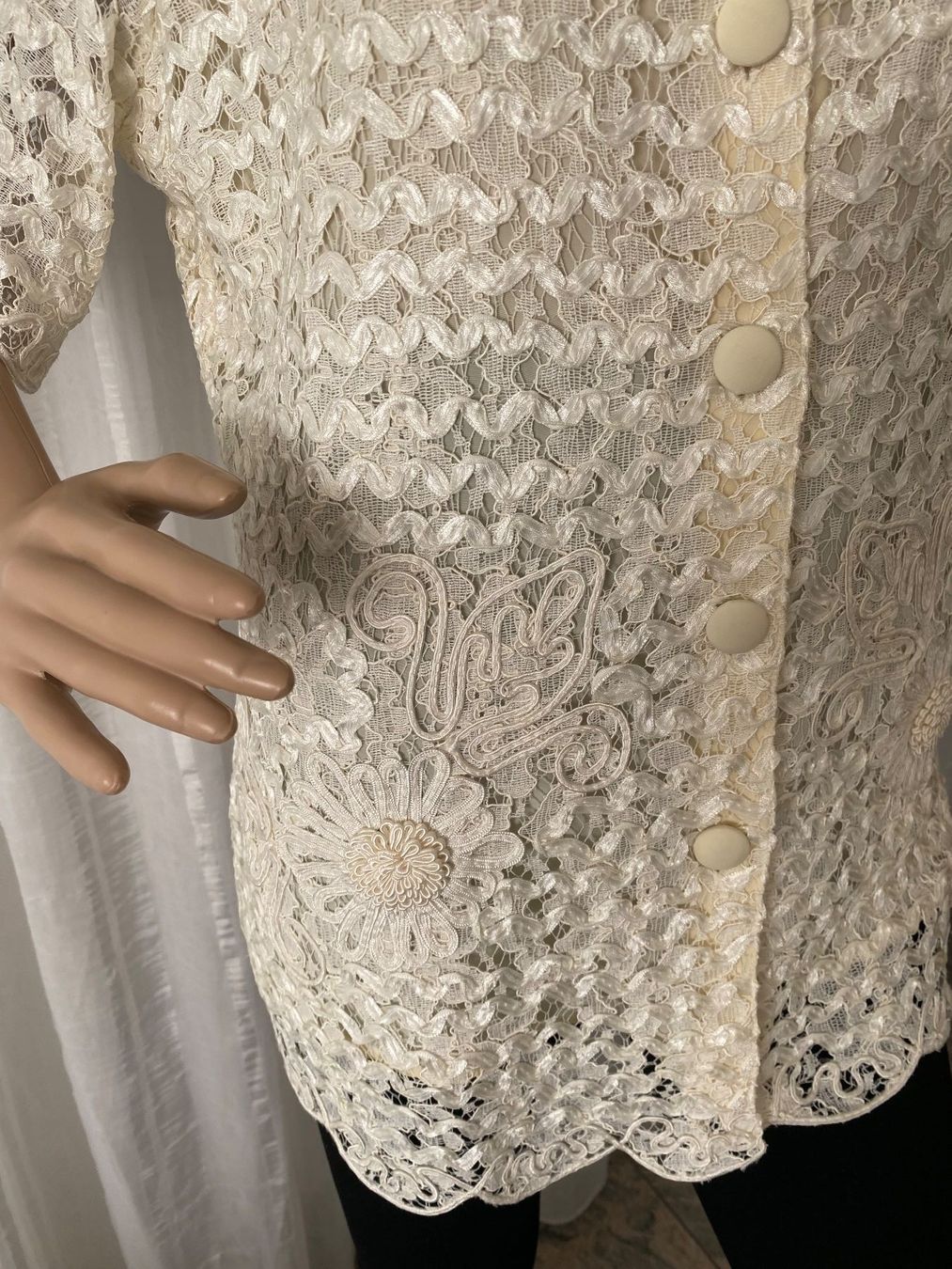 Blusen: RARITÄT - einmalige Bluse schick & stylisch, 42 – Neu und originalverpackt aus Winkel von ferrari2022 5