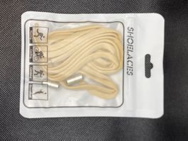 Elastischer Schnürsenkel mit Schnellverschluss Beige