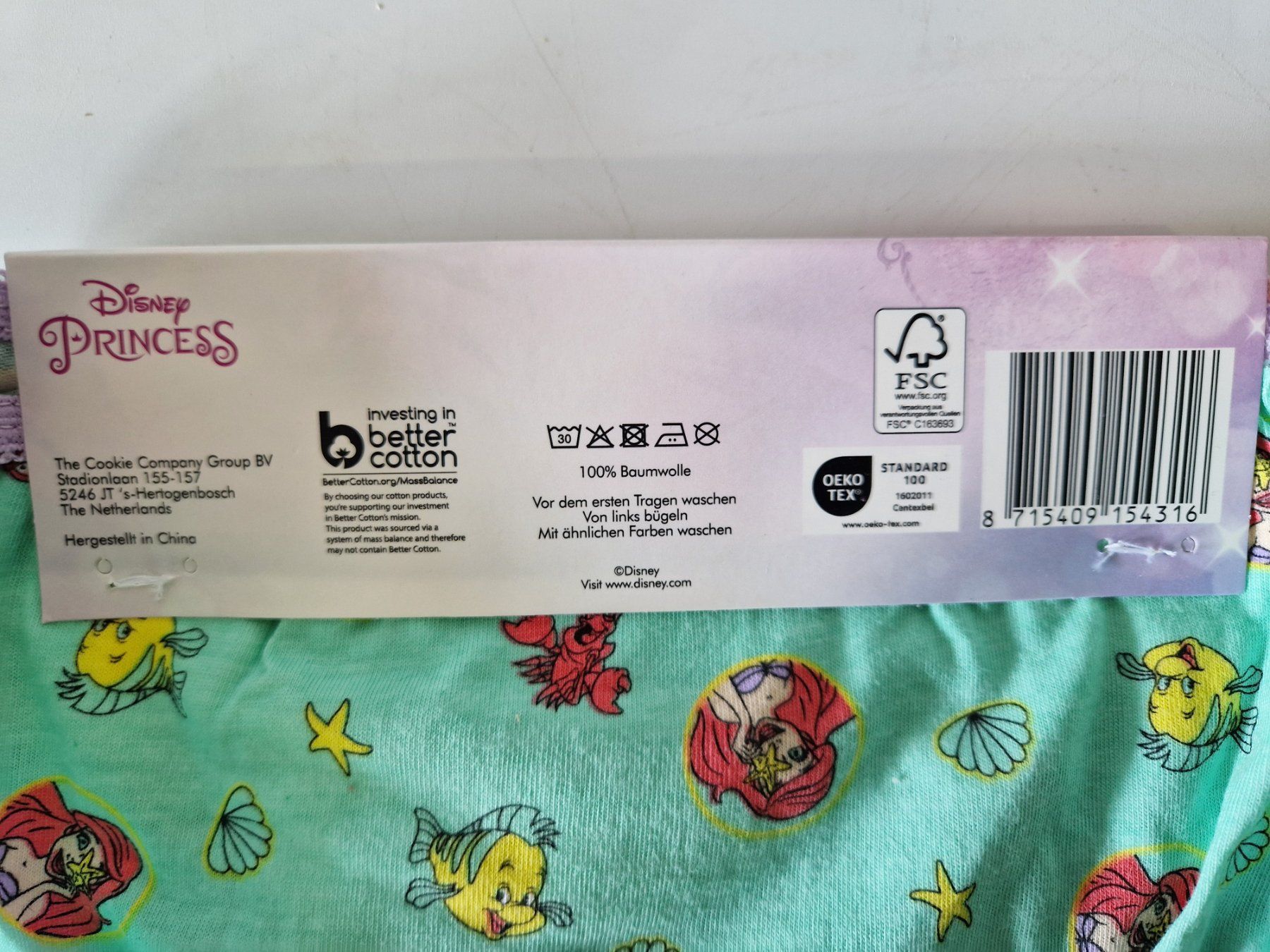 Disney Unterwäsche: Dreierpack Mädchen Slips 110/116 (Ariel) – Neu (gemäss Beschreibung) aus Muhen von Restwert_Muhen 5