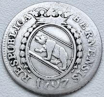 10 Kreuzer 1797 Bern Schweiz – schöner Bär