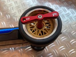 Radschlüssel kurz SW 7mm aus Aluminium 1:10 RC-Modelle