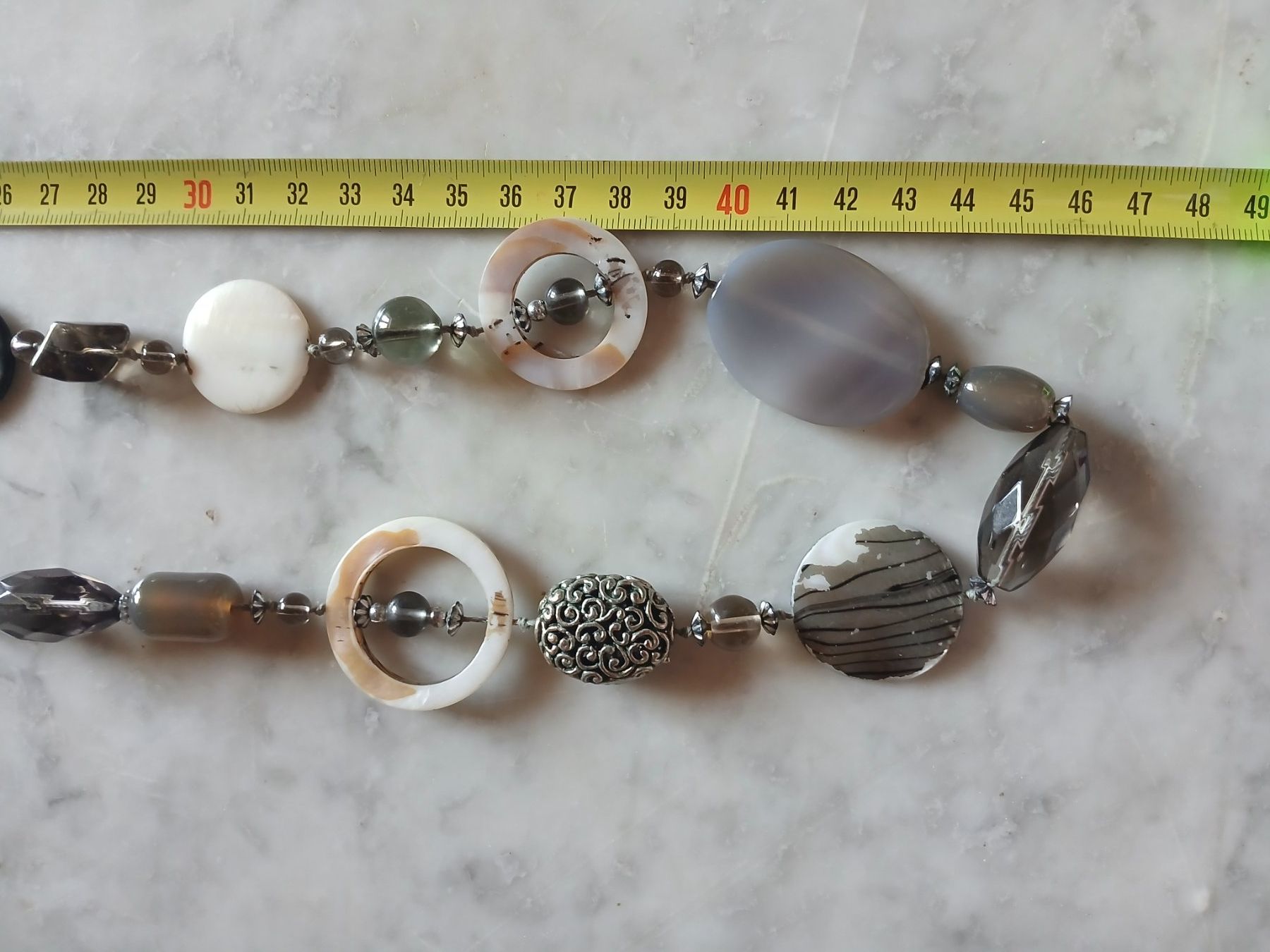Catenine: Collana pietre miste e metallo lunghezza 48cm – Usato da Baar venduto da fla_v78d 1