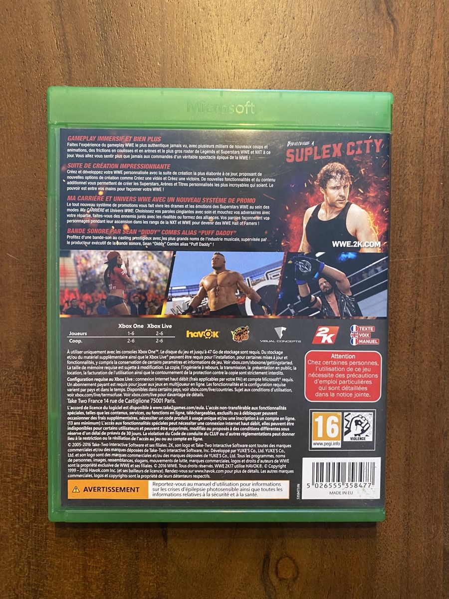 Microsoft Giochi: W2K17 für Xbox One – Usato da Thunstetten venduto da Virus_33 2