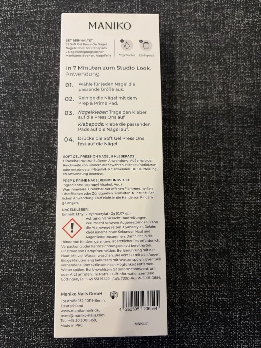 Künstliche Fingernägel: Maniko Nails - Soft Gel Press On – Neu und originalverpackt aus Forch von Strawberry_JvN 1