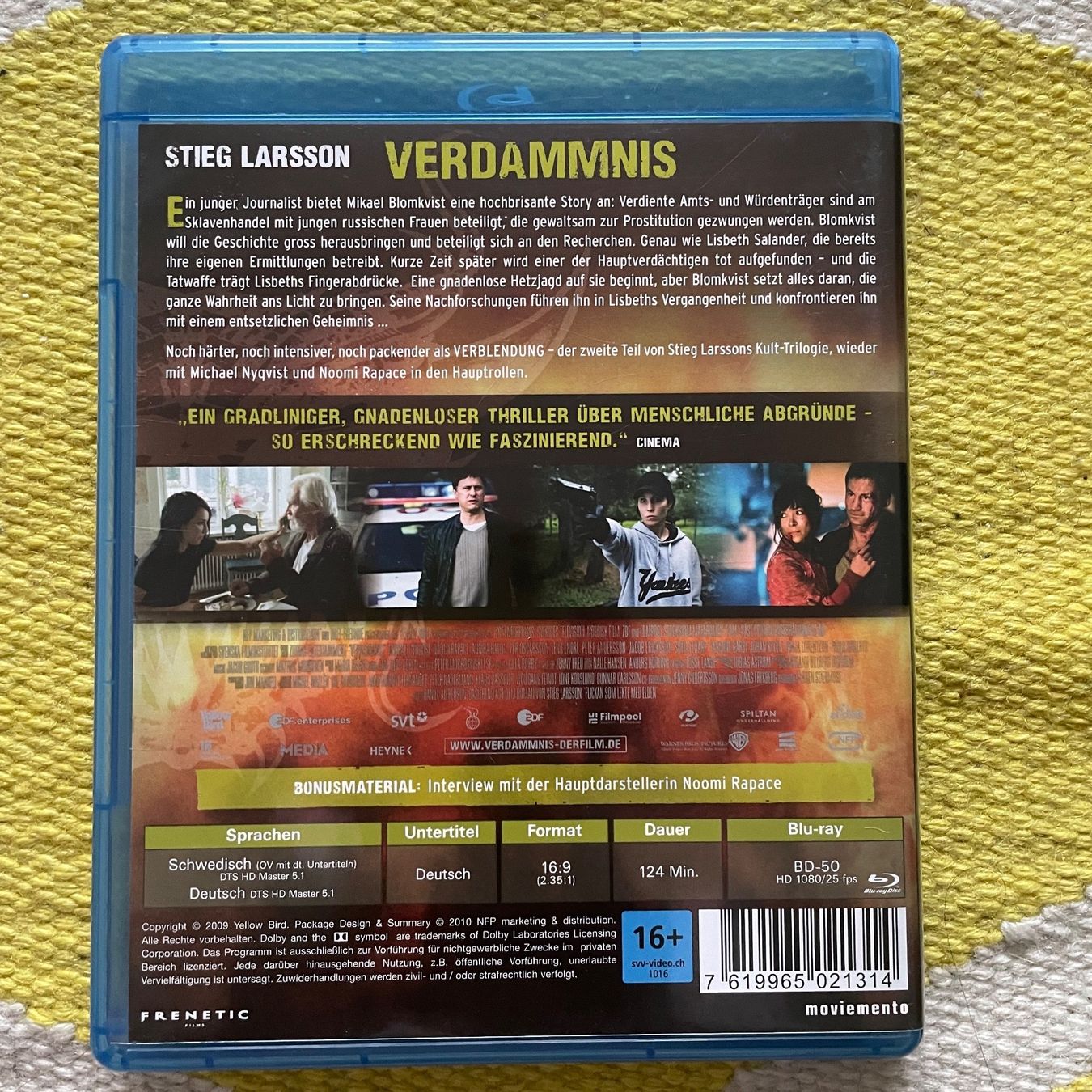 Tutti i DVDs: STIEG LARSSON-BLU RAY VERDAMMNIS TRILOGIE 2 – Usato da Rorschacherberg venduto da CD-Roli 1