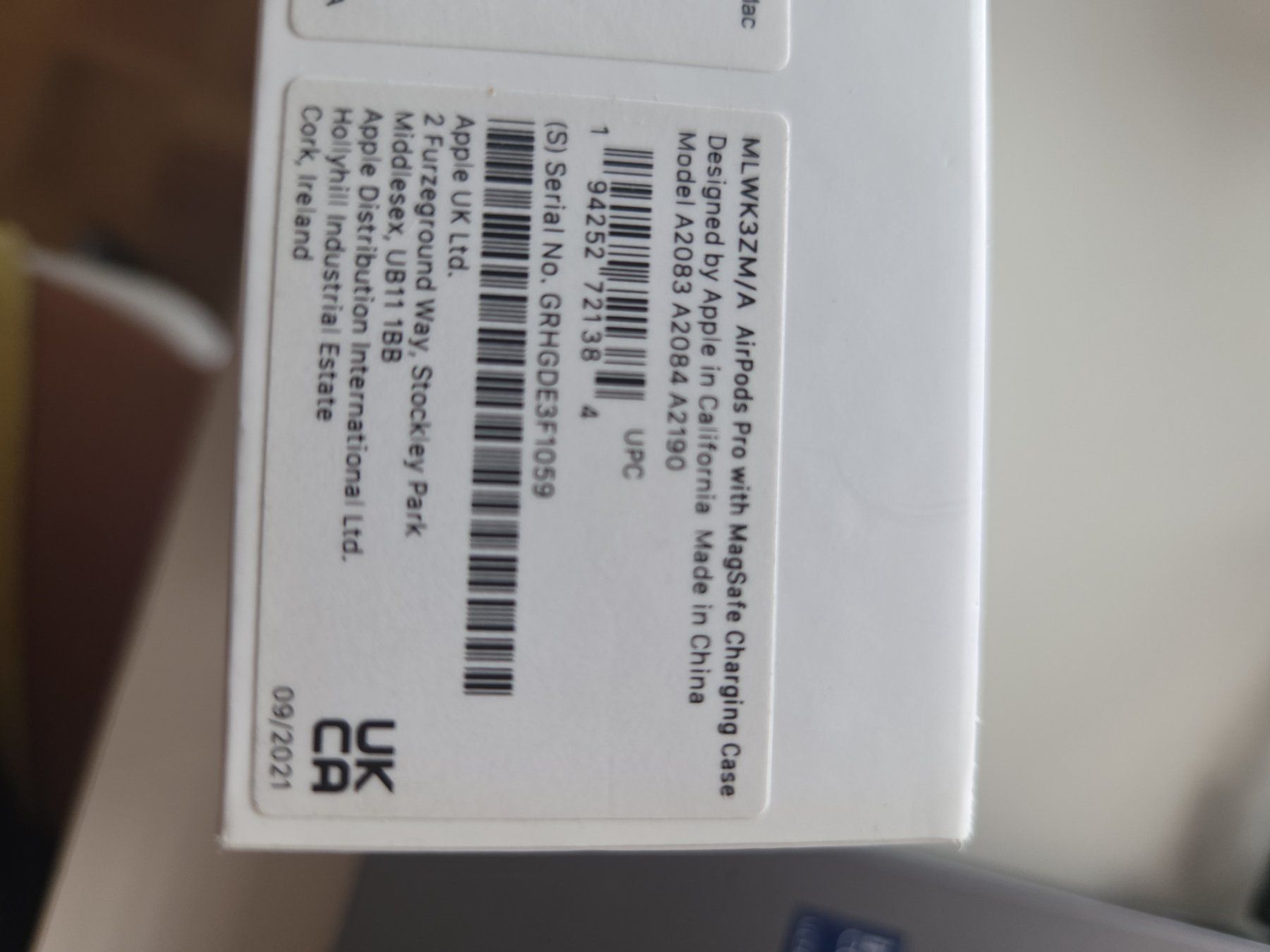 Apple Cuffie: Airpods Pro 1 mit MagSafe Ladecase – Usato da Zürich venduto da IreneS85 1