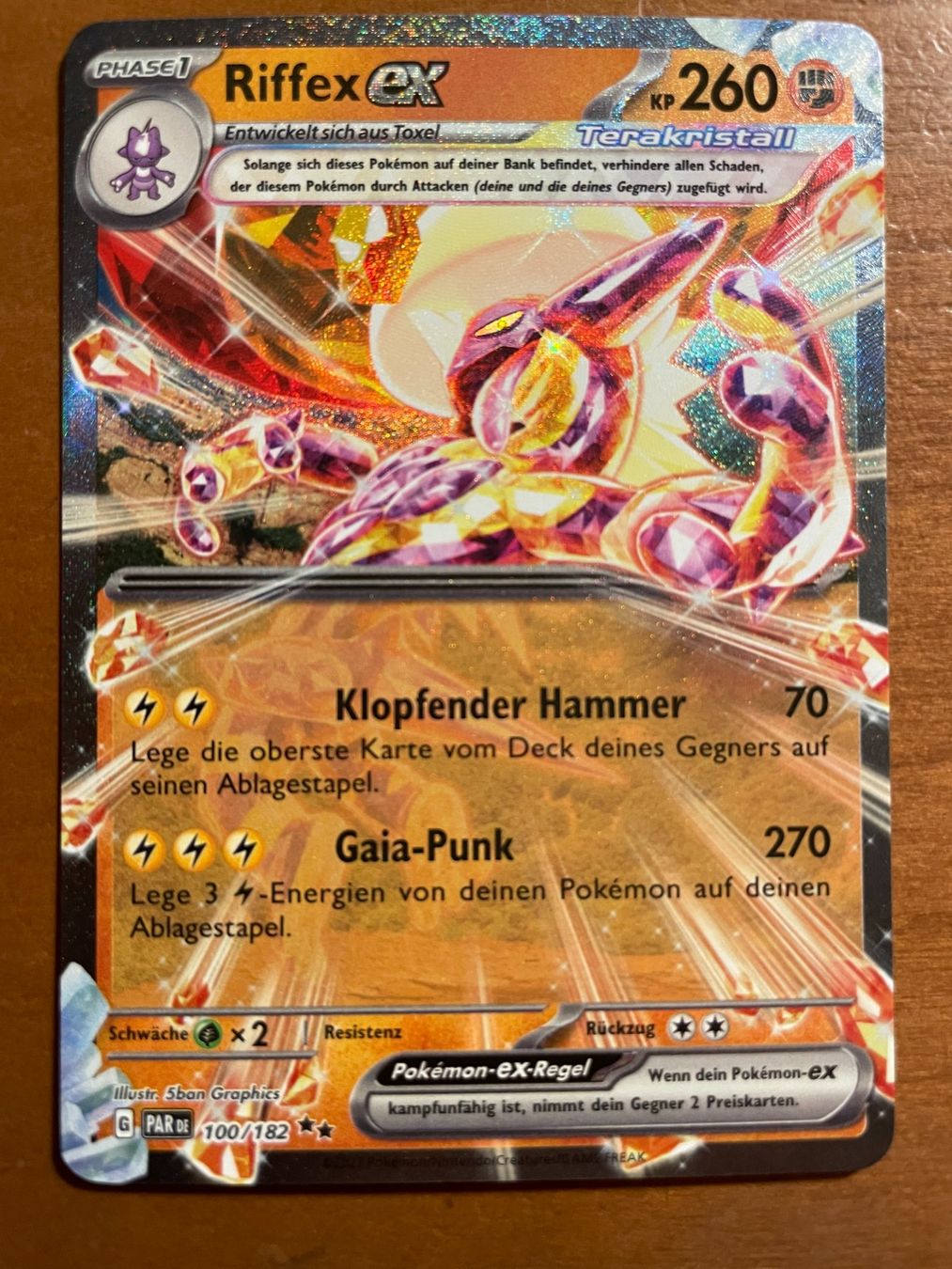 Pokémon Carte collezionabili: Pokemon Riffex eX (Versand gratis) – Nuovo (secondo la descrizione) da Chur venduto da Angerson