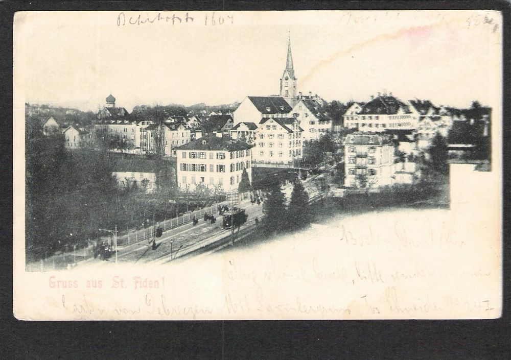 St. Fiden St.Gallen , 1898 Kaufen auf Ricardo