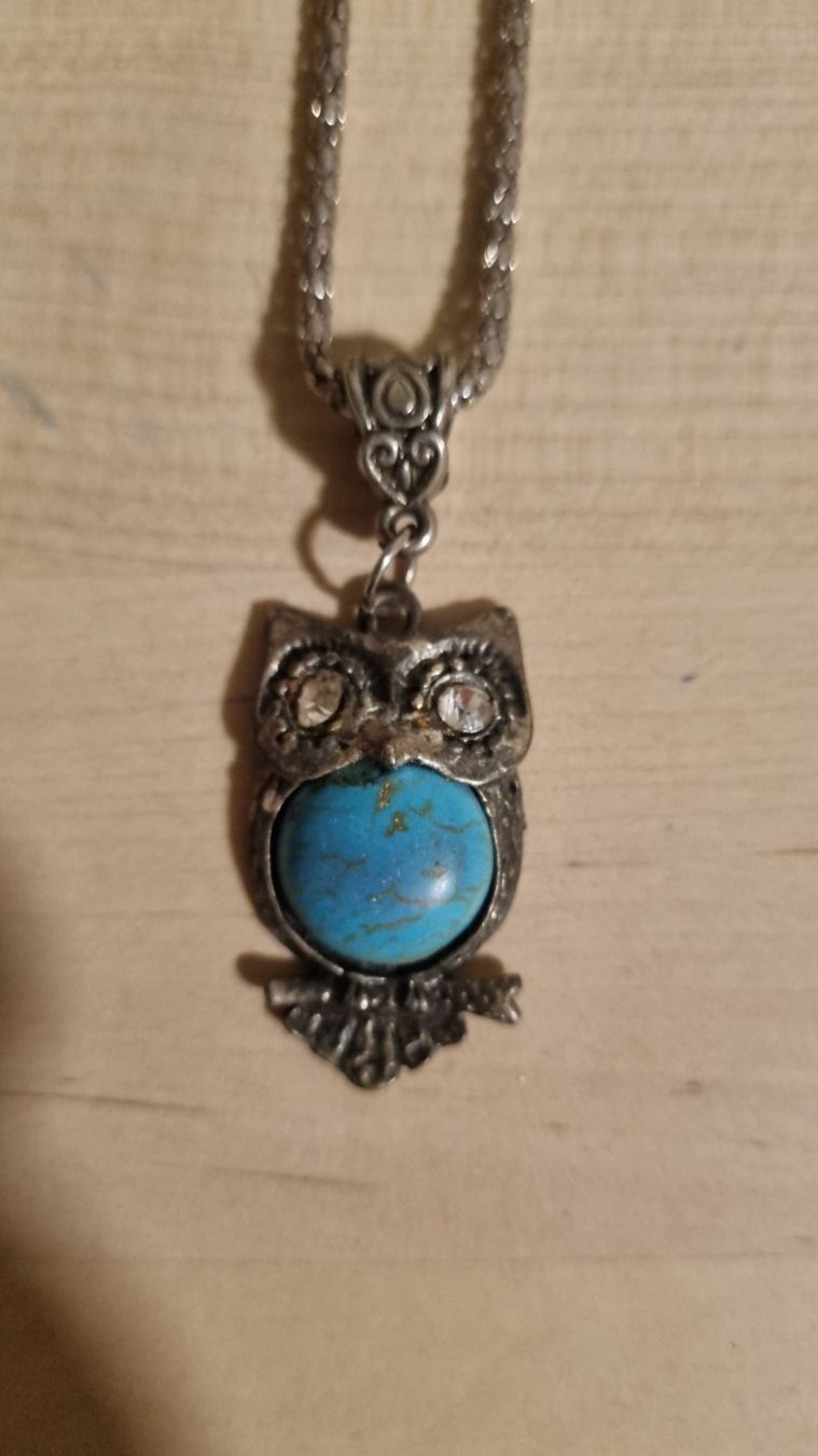 Ketten: Collier hiboux avec pierre artisanal – Gebraucht aus Neuchâtel von mepirata