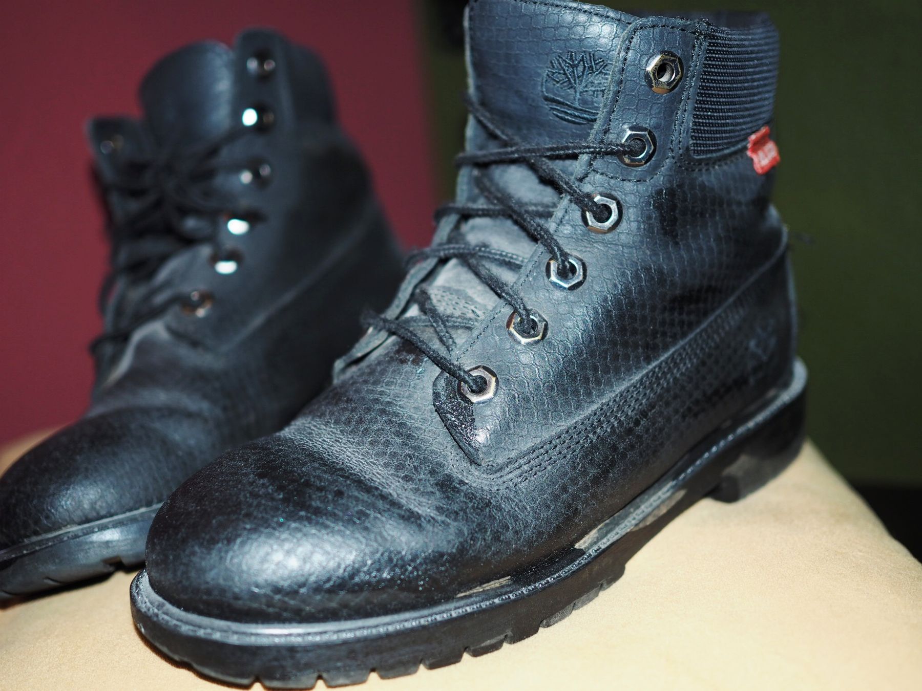 Timberland Scarpe da uomo: Schwarze Timberland Limited Edition Boots - Grösse 36 – Usato da Luzern venduto da MweziMystique 3