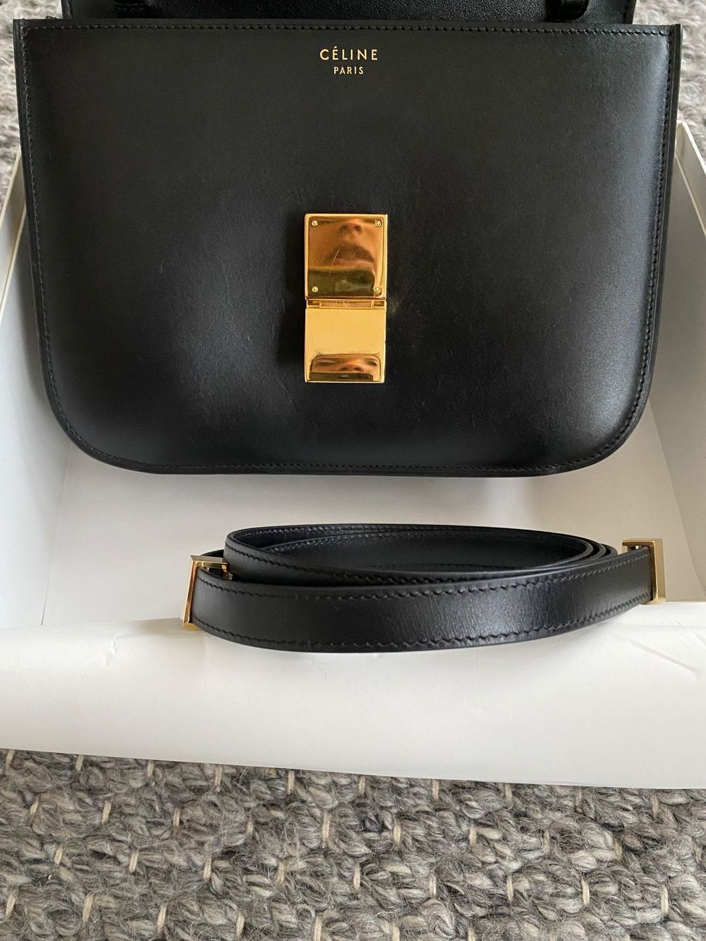 Celine Borse da donna: CELINE | Classic box medium - noir - NEUF! pièce collection – Nuovo e nell'imballaggio originale da St-Sulpice VD venduto da _sell_off 1