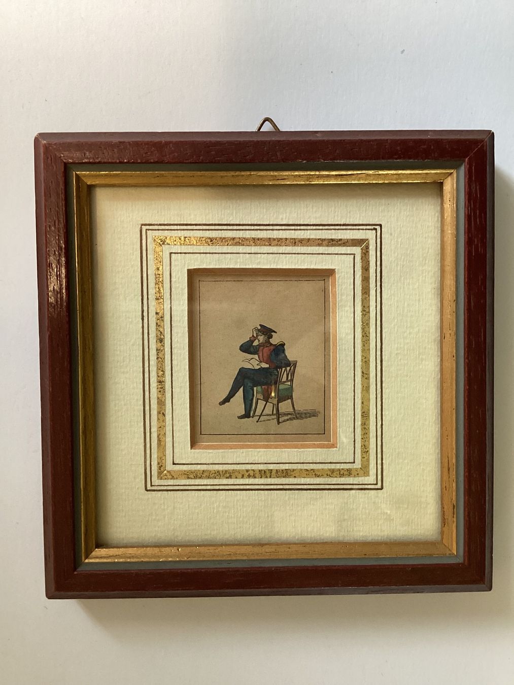 Grafica & Litografie: Altes Miniaturen Bild , altkolorierte Lithographie – Usato da Eglisau venduto da mar_5rn2