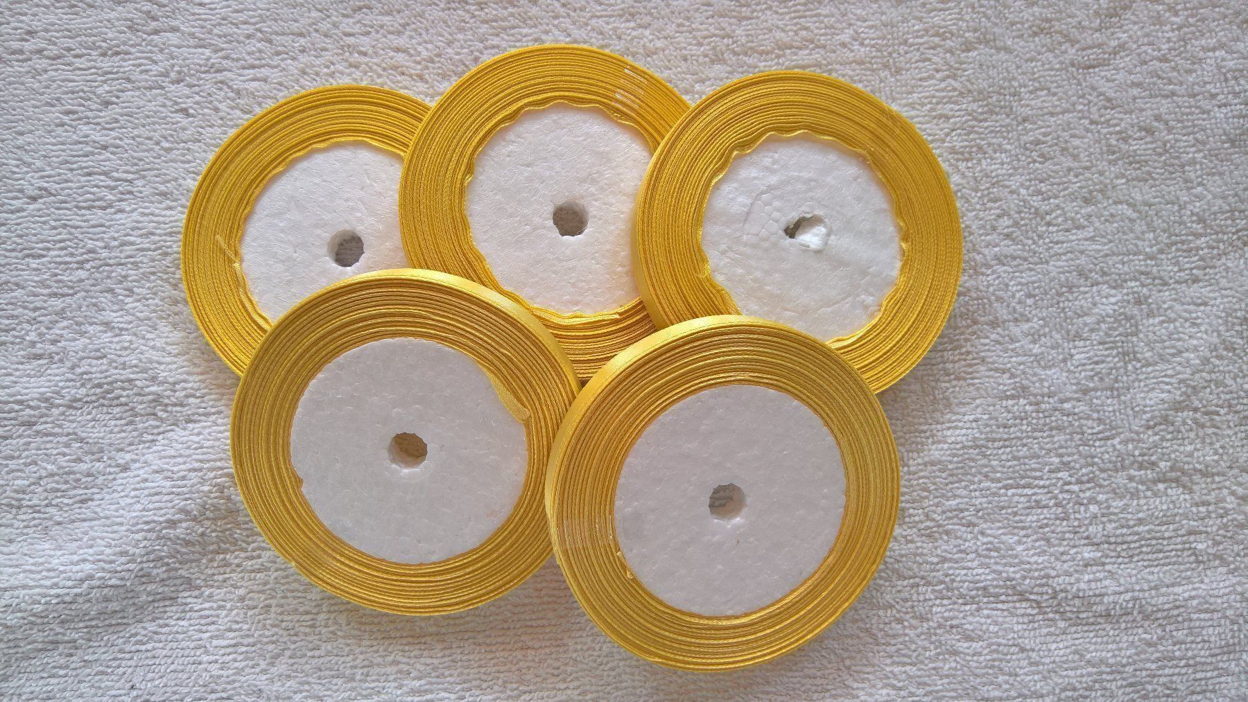 Dekobänder: Satinband 6mm Khaki / 20m – Neu (gemäss Beschreibung) aus Rüegsau von Tausendfreund