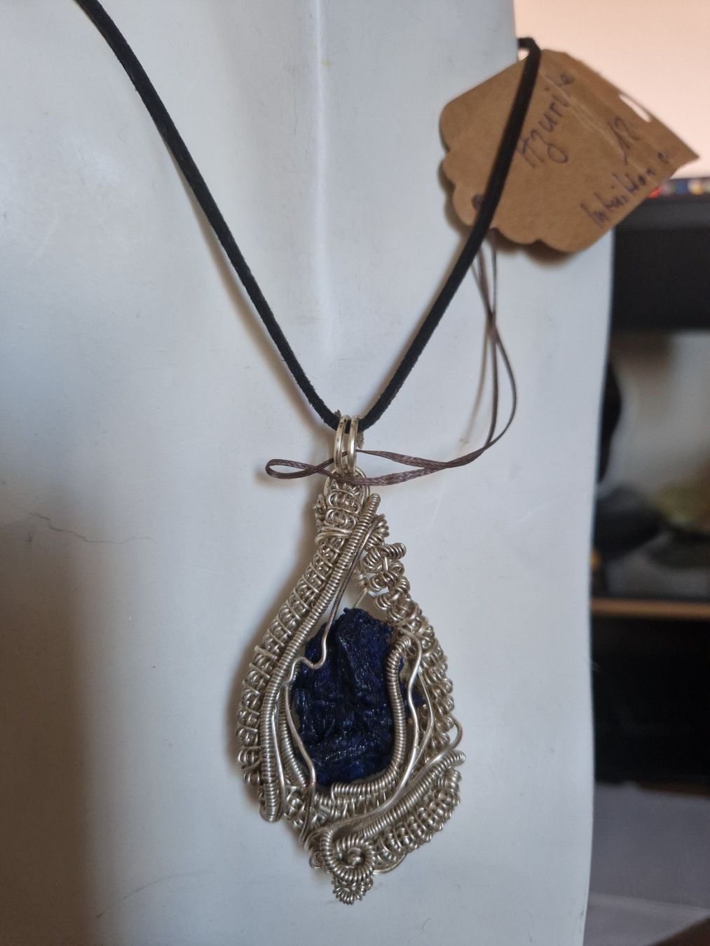 Ciondoli: Splendide pendentif AZURITE, artisanat lithothérapie – Nuovo (secondo la descrizione) da SAXON venduto da Mariposita1428 5