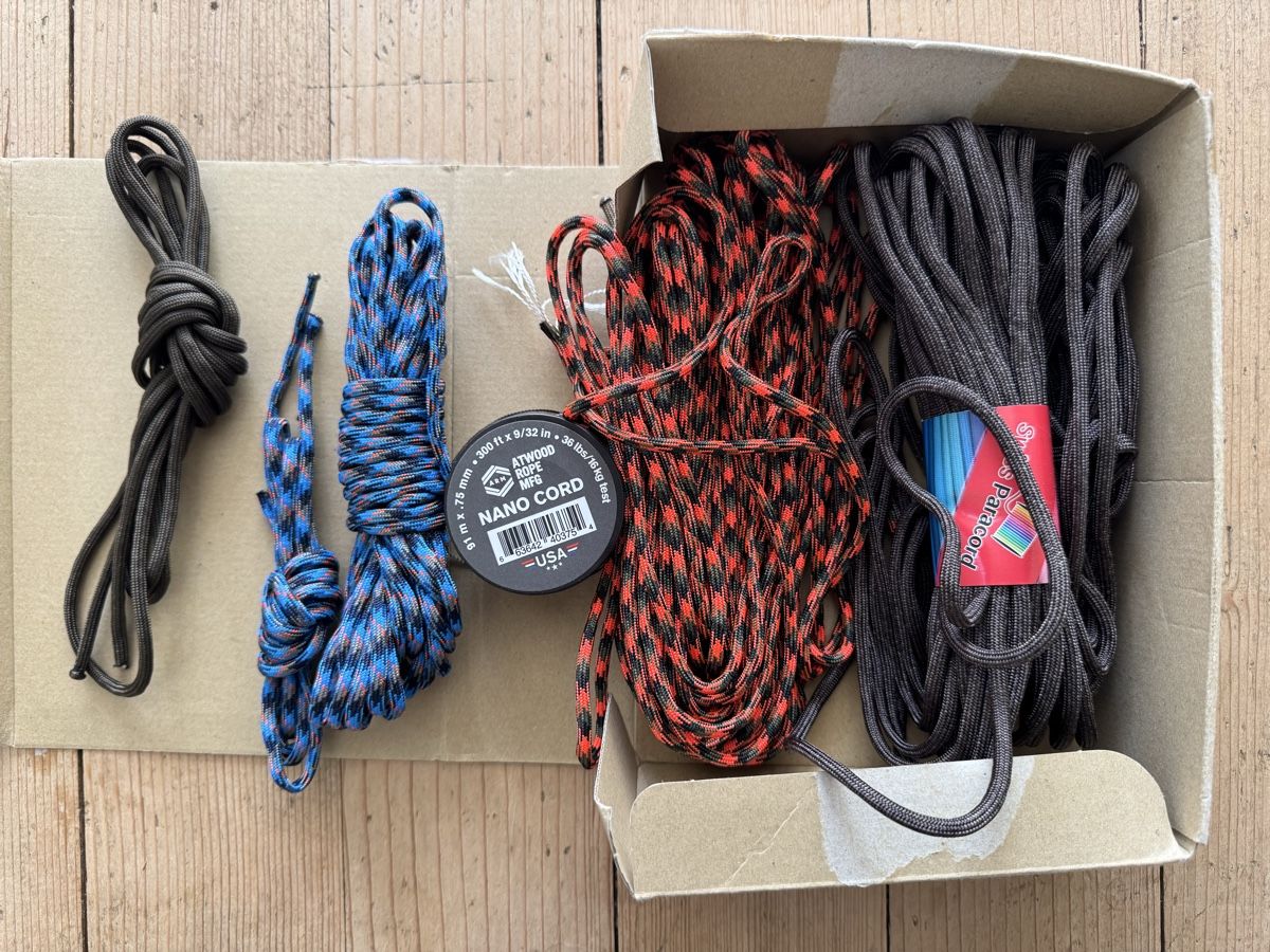 Corde: paracord seil nano cord – Usato da Bern venduto da vira1