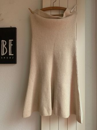 Jupe / Rock, Strick, Beige, Winter, Grösse M (-L)