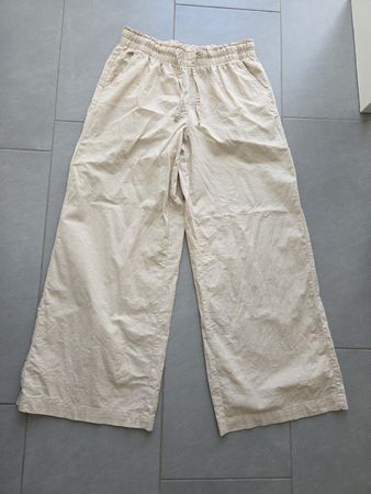 Esmara Hose Leinen-Mix beige Grösse S, neu und ungetragen