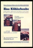 Klapp-AK Reklame für neue Auto Kühlerh