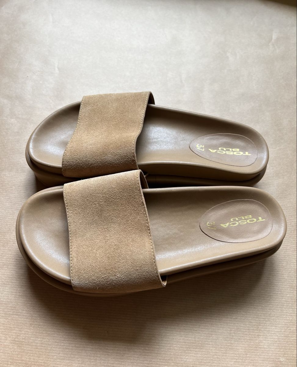 Tosca Blu Scarpe da donna: TOSCA BLU New Slides Size 37. Suede, Beige. – Nuovo (secondo la descrizione) da Chêne-Bougeries venduto da Seetooyoo 2