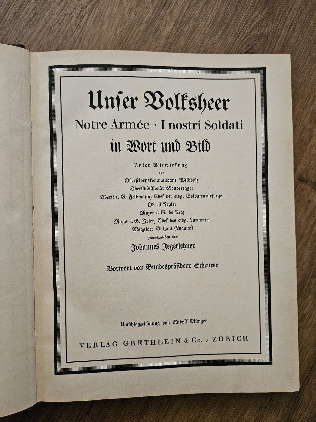 Libri: Buch "Unser Volksheer" – Usato da Hasle b. Burgdorf venduto da mir_qk9d