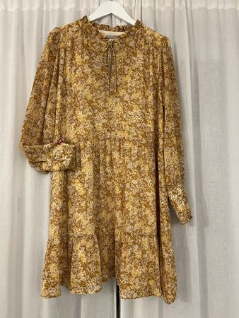 Gelbes Chiffon Kleid H&M