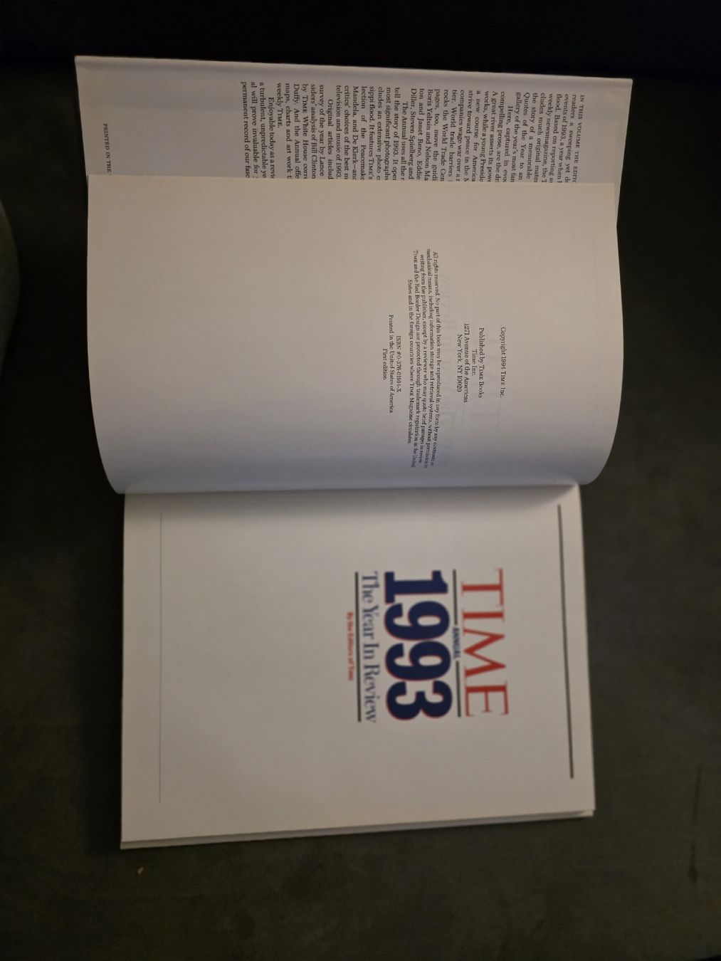 Libri: TIME ANNUAL 1993 – Usato da Dietlikon venduto da Audipower1981 1