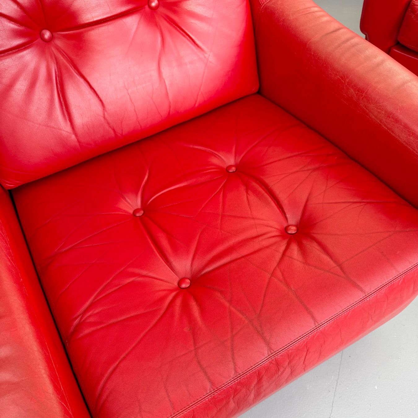 Sessel: Rollende Vintage Leder Sessel – Gebraucht aus Uetikon am See von StudioVintage 6