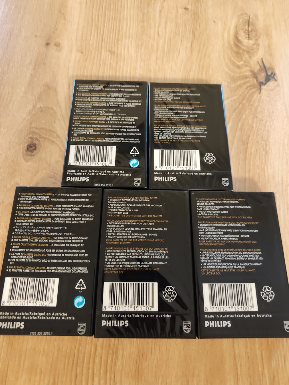 Philips Enregistreurs: Lot de 5 Cassettes Philips DCC 90 Digital Compact Cassette – Neuf (Voir description) à Lausanne par aro_7pwk 1
