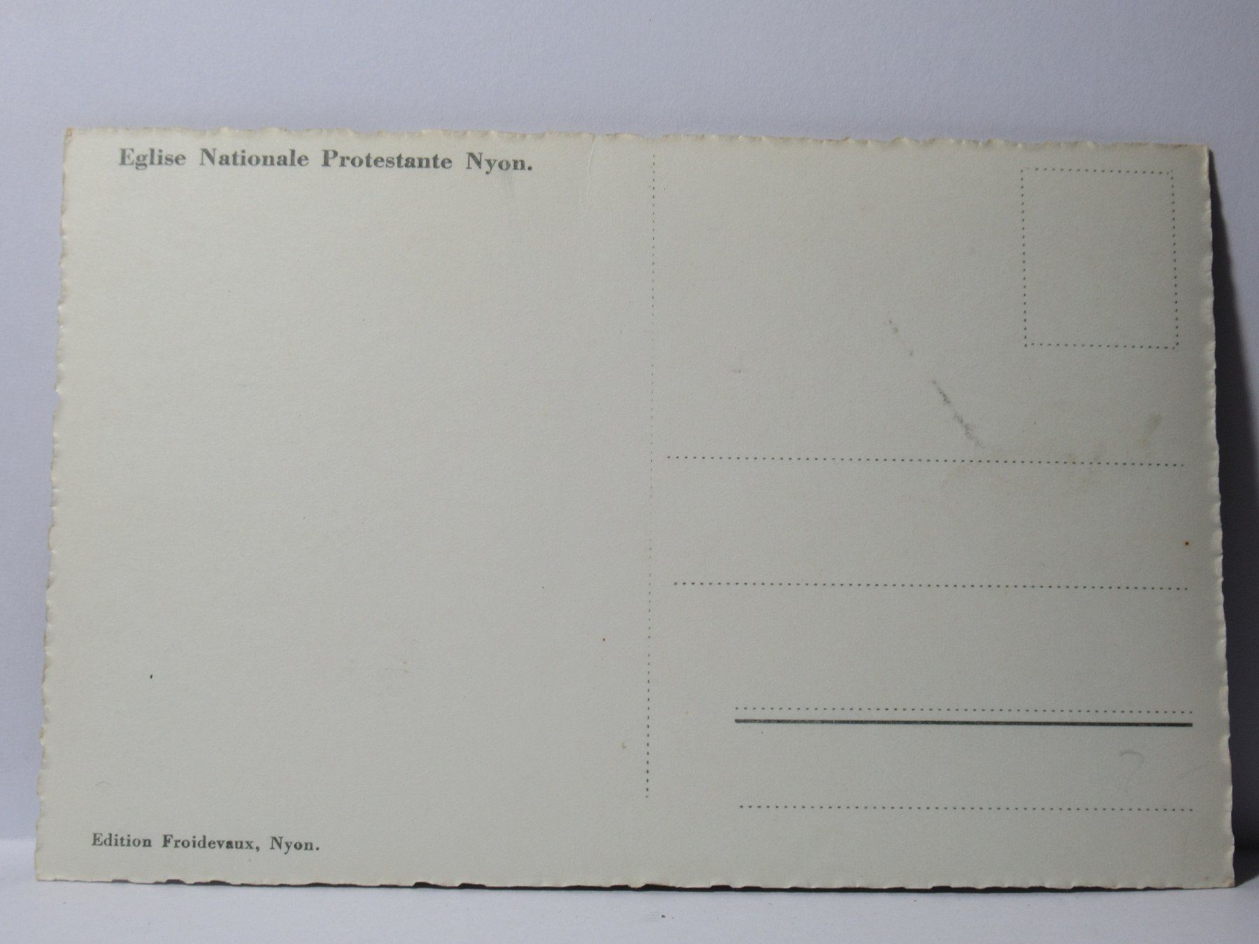 Cartoline postali: Eglise Nationale Protestante Nyon – Nuovo (secondo la descrizione) da Grenchen venduto da Bluemchen1900 1