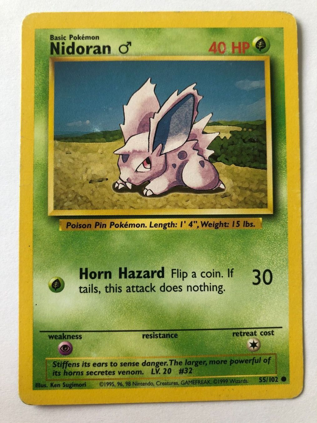 Pokémon Carte collezionabili: Nidoran - Base Set - Pokemon – Usato da Nussbaumen AG venduto da Bika-Shop