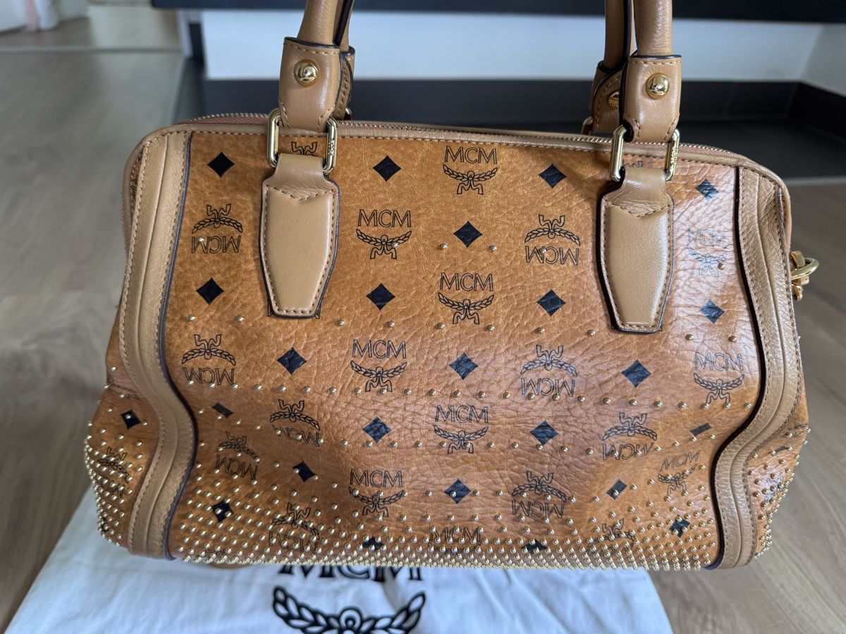 Mcm Sacs femmes: MCM Visetos Boston Medium – D'occasion à Steinmaur par Nadj79 1