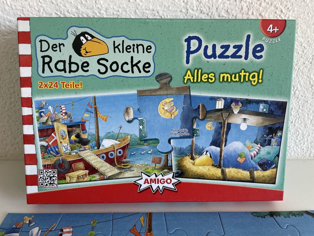 Ravensburger Puzzle: Puzzle 4+ Rabe Socke – Usato da Mönchaltorf venduto da Snoopy2002 1