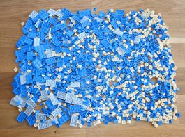 Lego Plättli 2x3 u. 1x1 und Keile 1x1 ca. 395 gr.