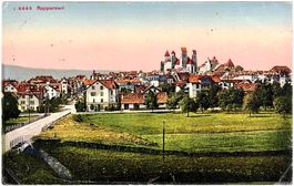 RAPPERSWIL - Generalansicht (im Sommer9 ca. 1920 (SG)