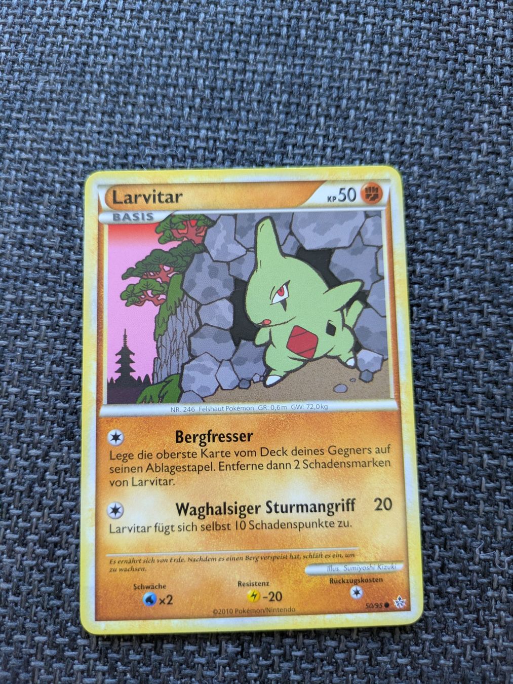 Pokémon Carte collezionabili: LARVITAR, UNLEASHED, UL50, COM, 2010, GER, GD – Usato da Losone venduto da AlpineLayer