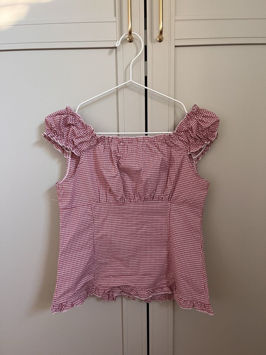 Brandy Melville Top: Kariertes Top Brandy Melville – Nuovo (secondo la descrizione) da Neudorf venduto da wen_9jfq 1